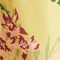 Довгі струмуючі штани з квітковим принтом