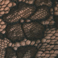 Широкі чорні мереживні трусики