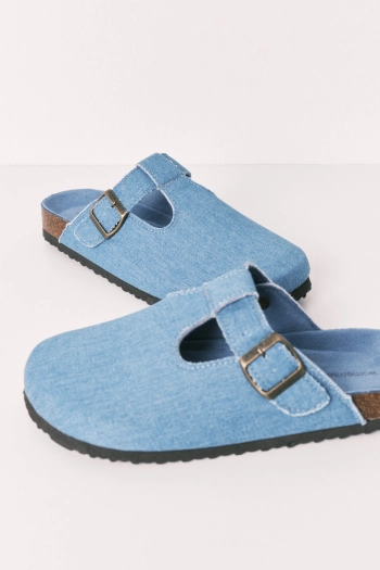 Капці BIO закриті денім сині