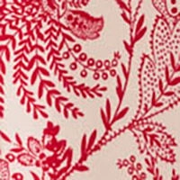 Піжама зі штанами-капрі з принтом у вигляді листя