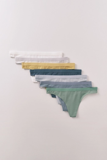 Набор из 7 трусиков-танга super soft с логотипом