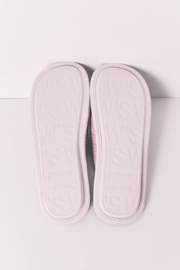 Капці бордові з принтом