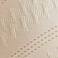 Білі фактурні трусики-бікіні із зав'язками з боків