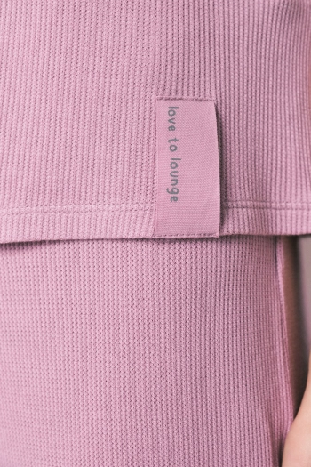 Пижама капри из вафельной ткани