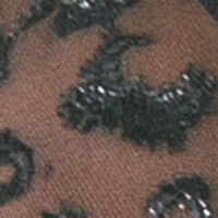 Чорні трусики-бразиліана з тюлю