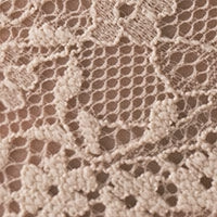 Класичні мереживні трусики бежевого кольору