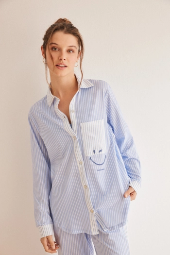 Классическая полосатая пижама SmileyWorld ® из хлопка