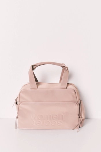 Коричнева велика дорожня косметичка