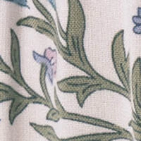 Довга класична піжама з квітковим принтом