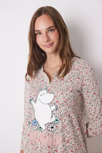 Нічна сорочка міді з бавовни Moomin