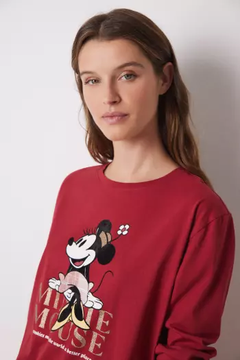 Длинная пижама Minnie Mouse из хлопка