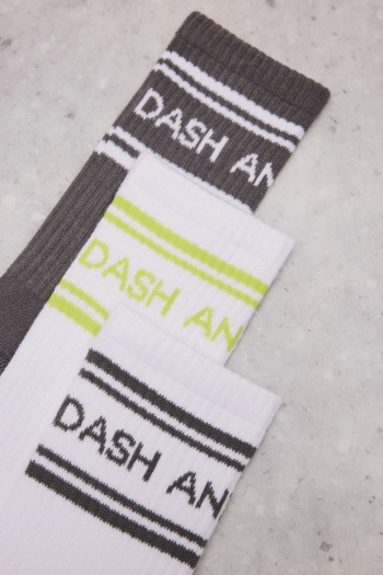 Набір із 3 пар бавовняних шкарпеток з логотипом