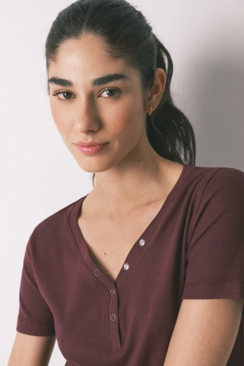 Футболка в рубчик з коротким рукавом