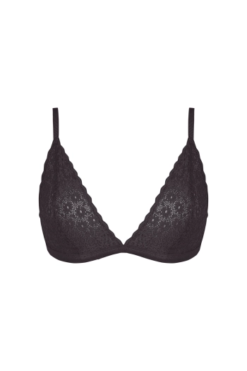 NATURAL Чорний мереживний бюстгальтер