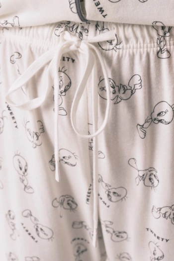 Довга класична піжама Tweety Bird з бавовни