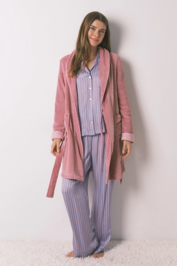 Халат міді флісовий