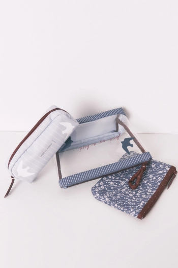 Набор из 3 косметичек с разными принтами