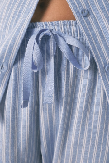 Класична бавовняна піжама в смужку