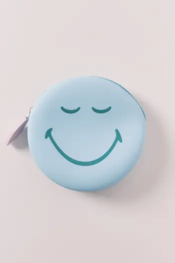 Синий силиконовый кошелек SmileyWorld®