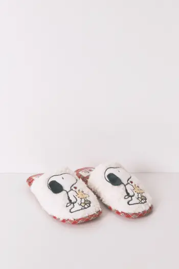Домашние тапочки из искусственного меха Snoopy