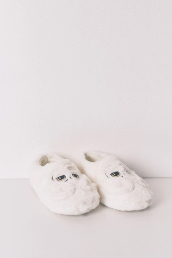 Капці домашні білі у формі Hedwig