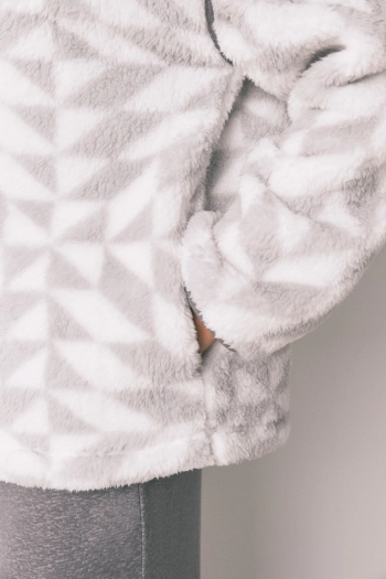 Короткий меховой халат Minnie