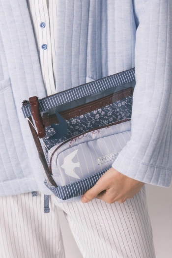 Набор из 3 косметичек с разными принтами