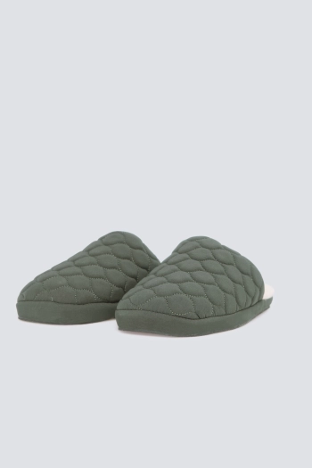 Стеганые тапочки без задника