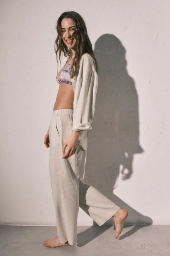 Довгі лляні штани