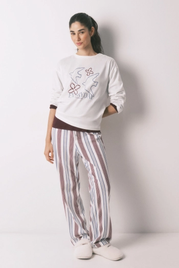 Футболка из хлопка с рукавом 3/4