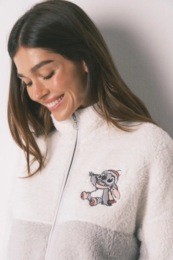 Халат міді Stitch із флісу