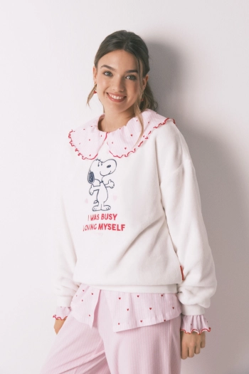 Довга флісова піжама Snoopy