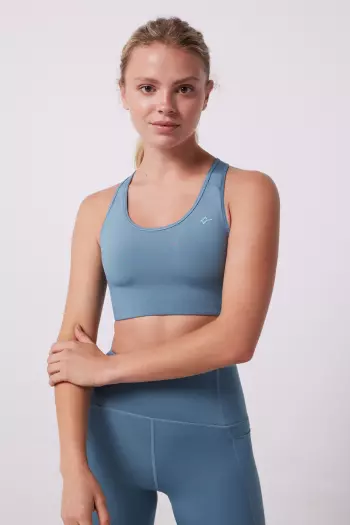 Бирюзовый спортивный бюстгальтер 4D Stretch