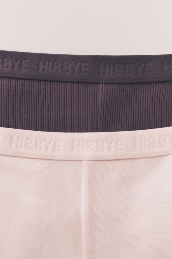 Набір із 2 трусиків-боксерів: фіолетові та рожеві