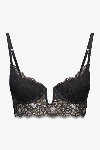 GORGEOUS Бюстгальтер push up з блискучого мережива