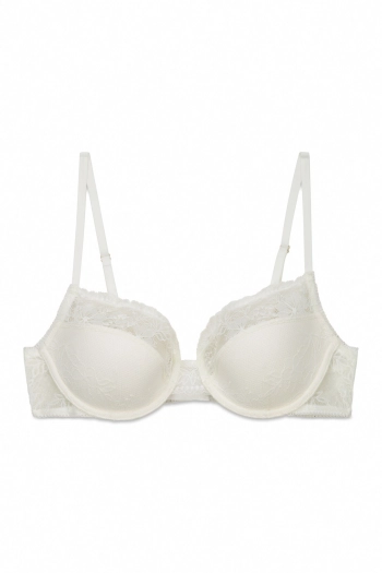 BEAUTIFUL Класичний бюстгальтер з білого мережива