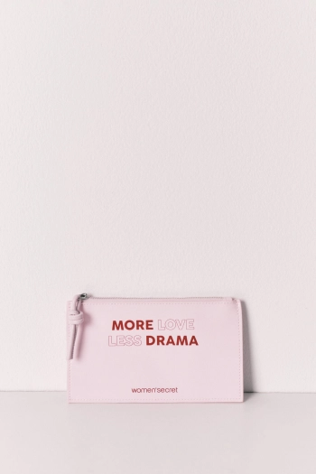 Рожевий лакований міні-гаманець