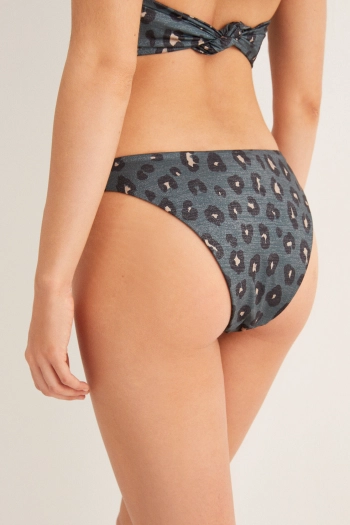 Трусики бікіні з анімалістичним принтом