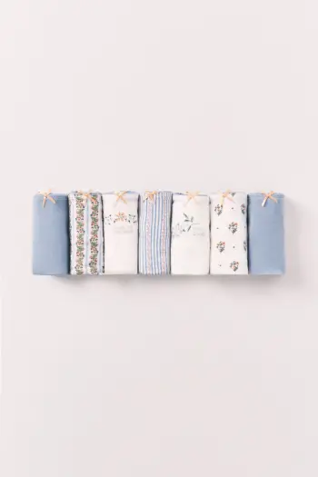 Набор из 7 трусиков-бразилиана из хлопка
