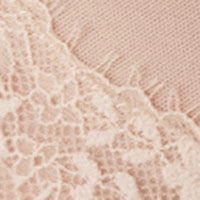 PRETTY бежевий мереживний бюстгальтер-балконет