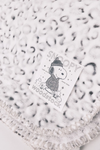 Одеяло Snoopy с анималистическим принтом