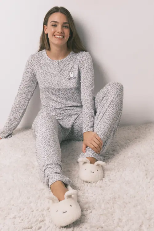 Довга піжама з анімалістичним принтом Miffy