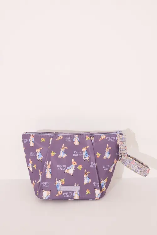 Косметичка середнього розміру із нейлону з принтом Mr. Rabbit