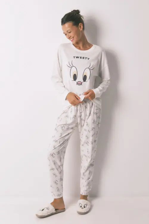 Довга піжама Tweety Bird з бавовни