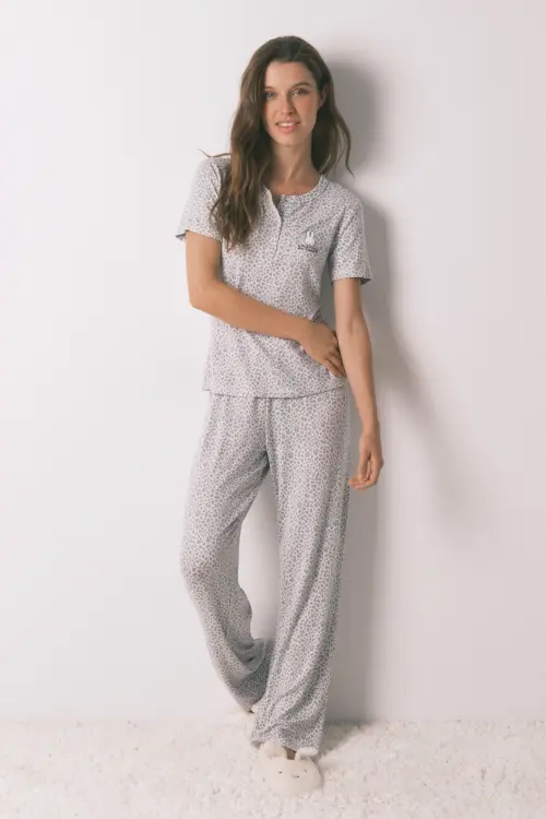 М'яка піжама Miffy з анімалістичним принтом