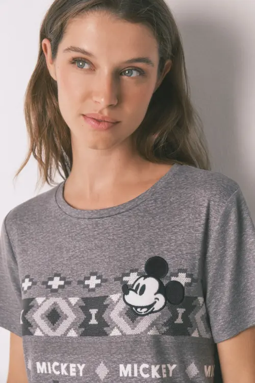М'яка піжама Mickey Mouse з етнічним принтом