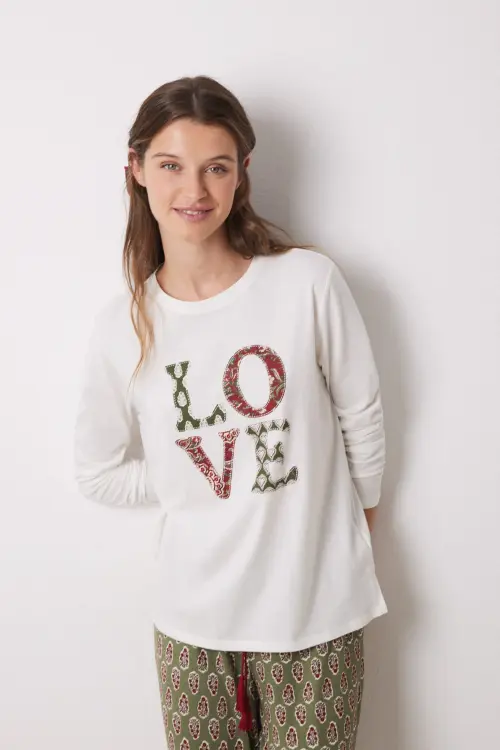 Футболка с длинными рукавами LOVE