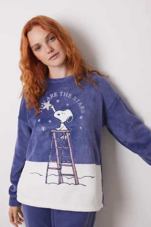 Длинная флисовая пижама Snoopy